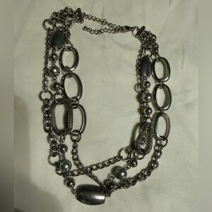 Premier Designs Elegant Silver Chain Necklace